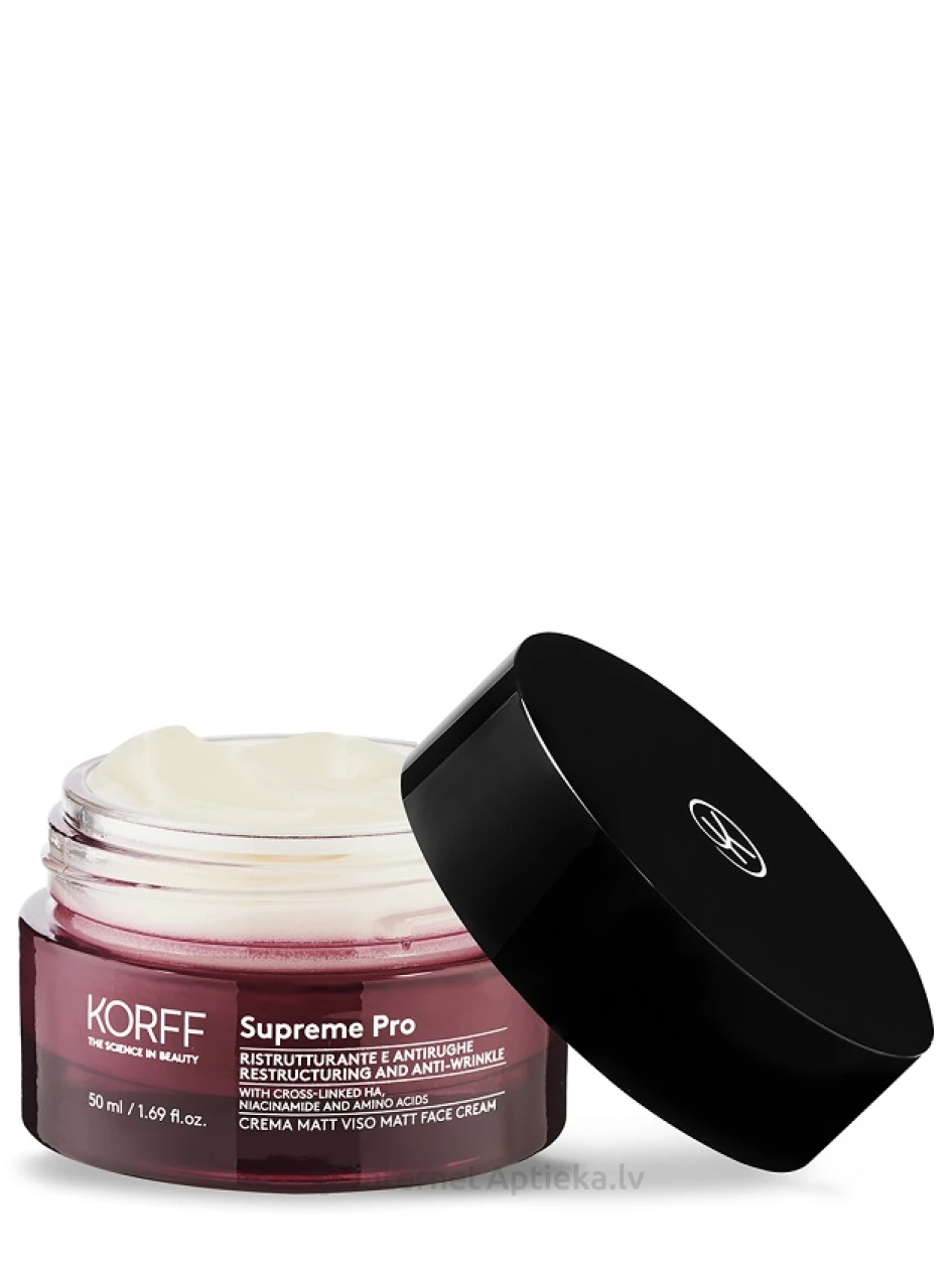 KORFF SUPREME PRO MATT pretgrumbu sejas krēms, 50 ml | internetaptieka.lv