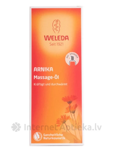 Weleda Arnica massaažiõli pumbaga, 100 ml | internetaptieka.lv