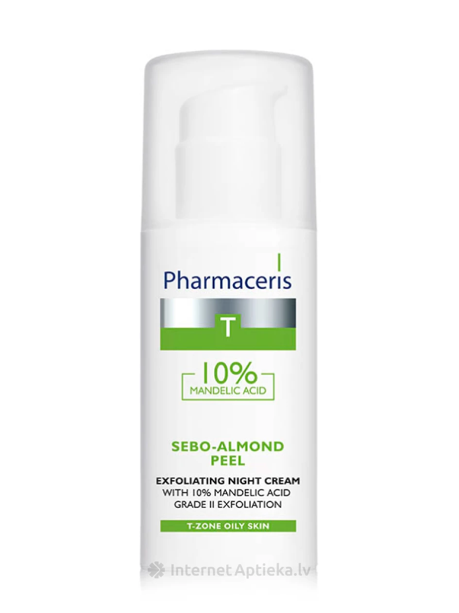 Pharmaceris T Sebo-Almond Peel 10% nakts krēms, 50 ml | internetaptieka.lv