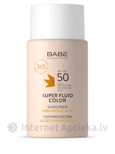 Babe SUN SPF50+ toonitud vedelik, 50 ml | internetaptieka.lv