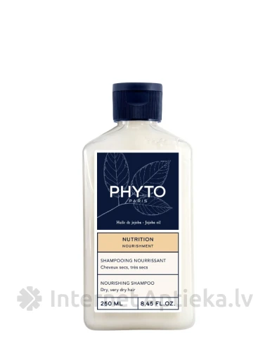 PHYTO NOURISHMENT toitev šampoon kuivadele ja väga kuivadele juustele, 250 ml | internetaptieka.lv