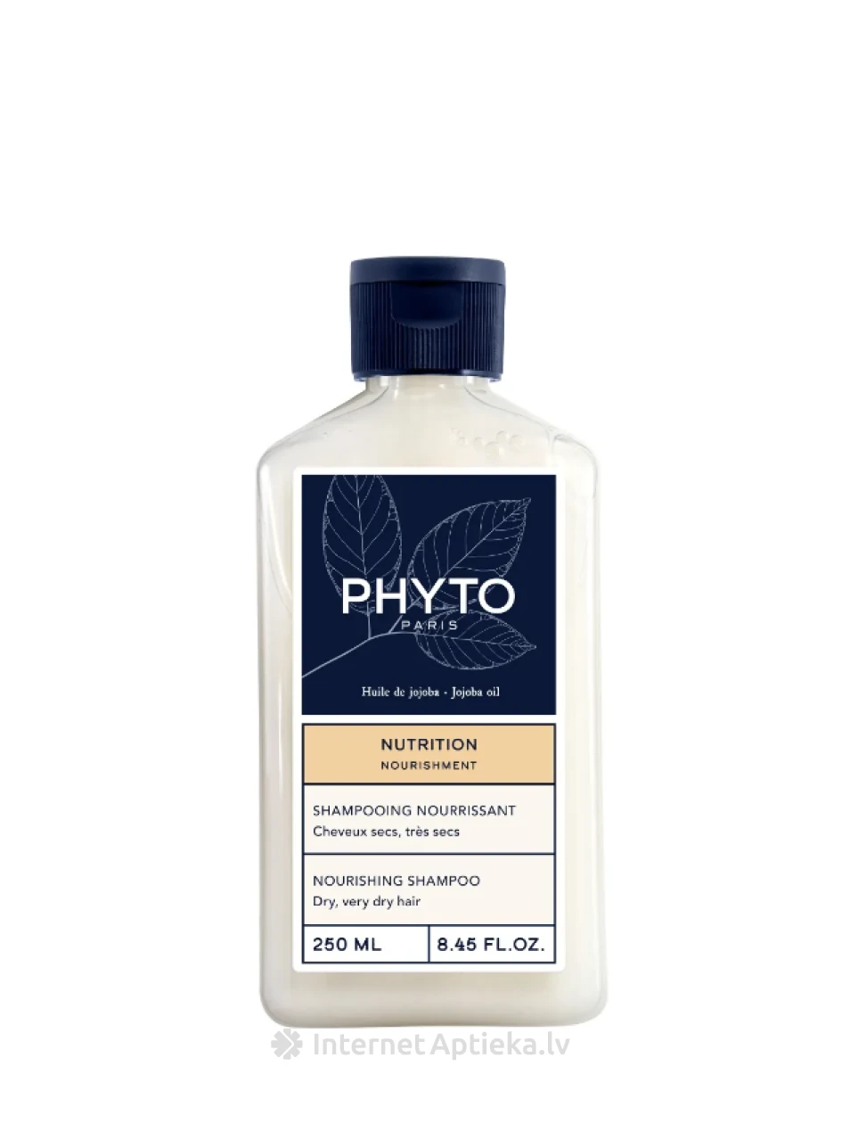 PHYTO NOURISHMENT barojošs šampūns sausiem matiem, 250 ml | internetaptieka.lv