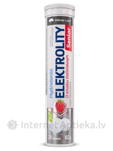 Olimp Labs®Hydratonic ELEKTROLITY Senior ar aveņu garšu, 20 putojošas tabletes | internetaptieka.lv