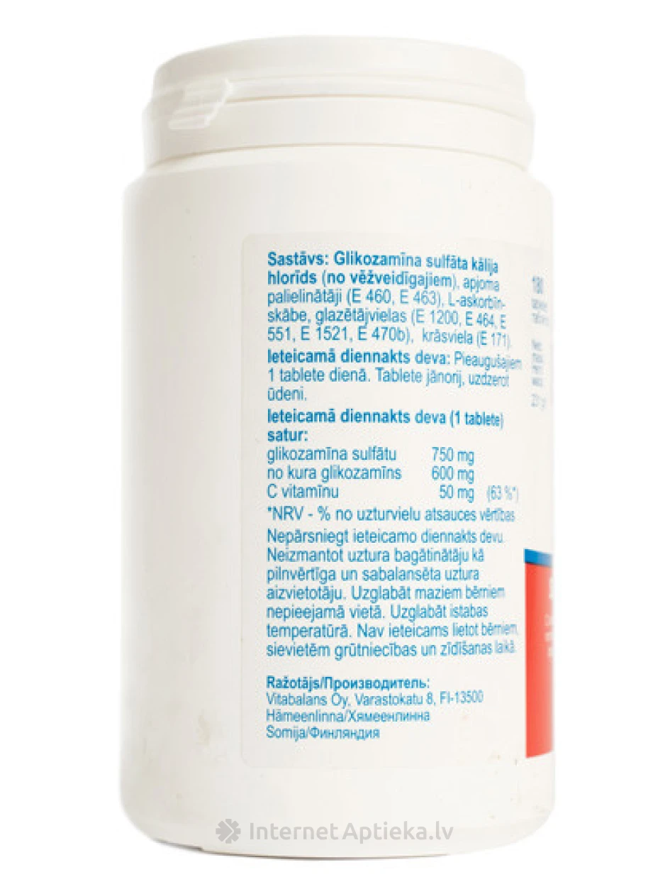 Arthrobalans 750 mg, 180 tabletti | internetaptieka.lv