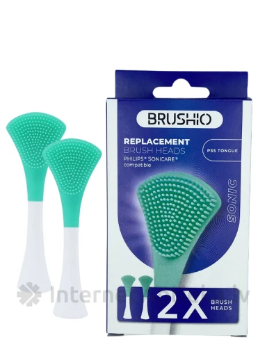 Brushio mēles tīrītājs saderīgs ar Philips Sonicare, 2 gb. | internetaptieka.lv