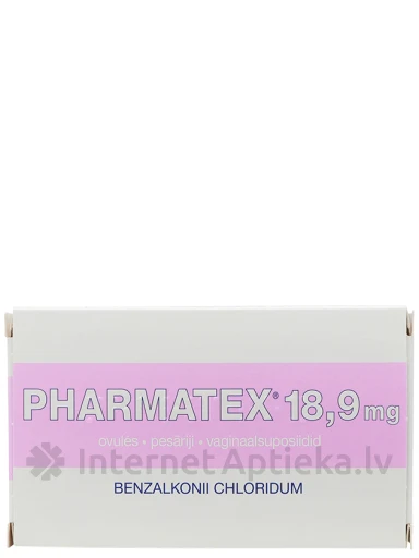 Pharmatex 18.9 mg, 10 pesāriji | internetaptieka.lv