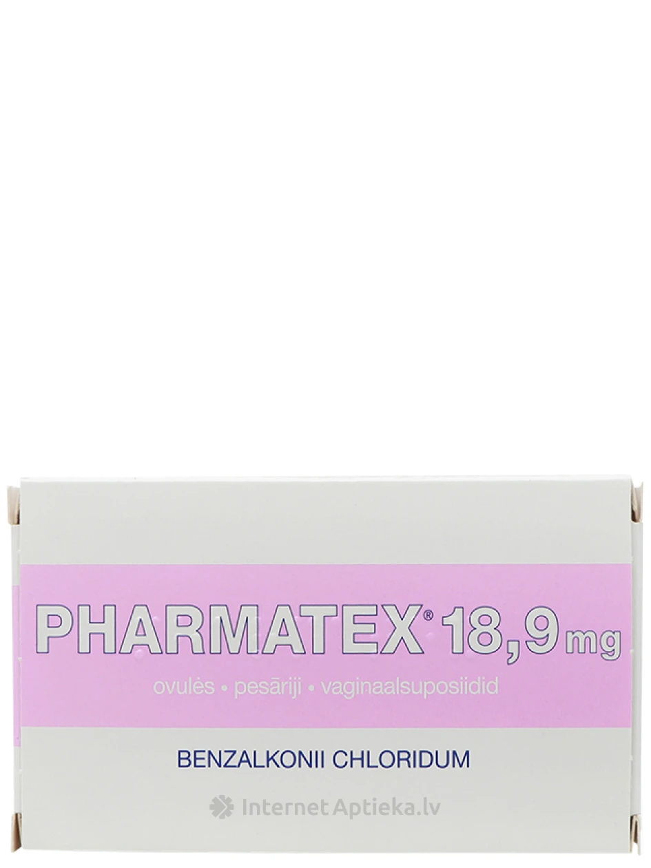 Pharmatex 18,9 mg, 10 pessaari | internetaptieka.lv