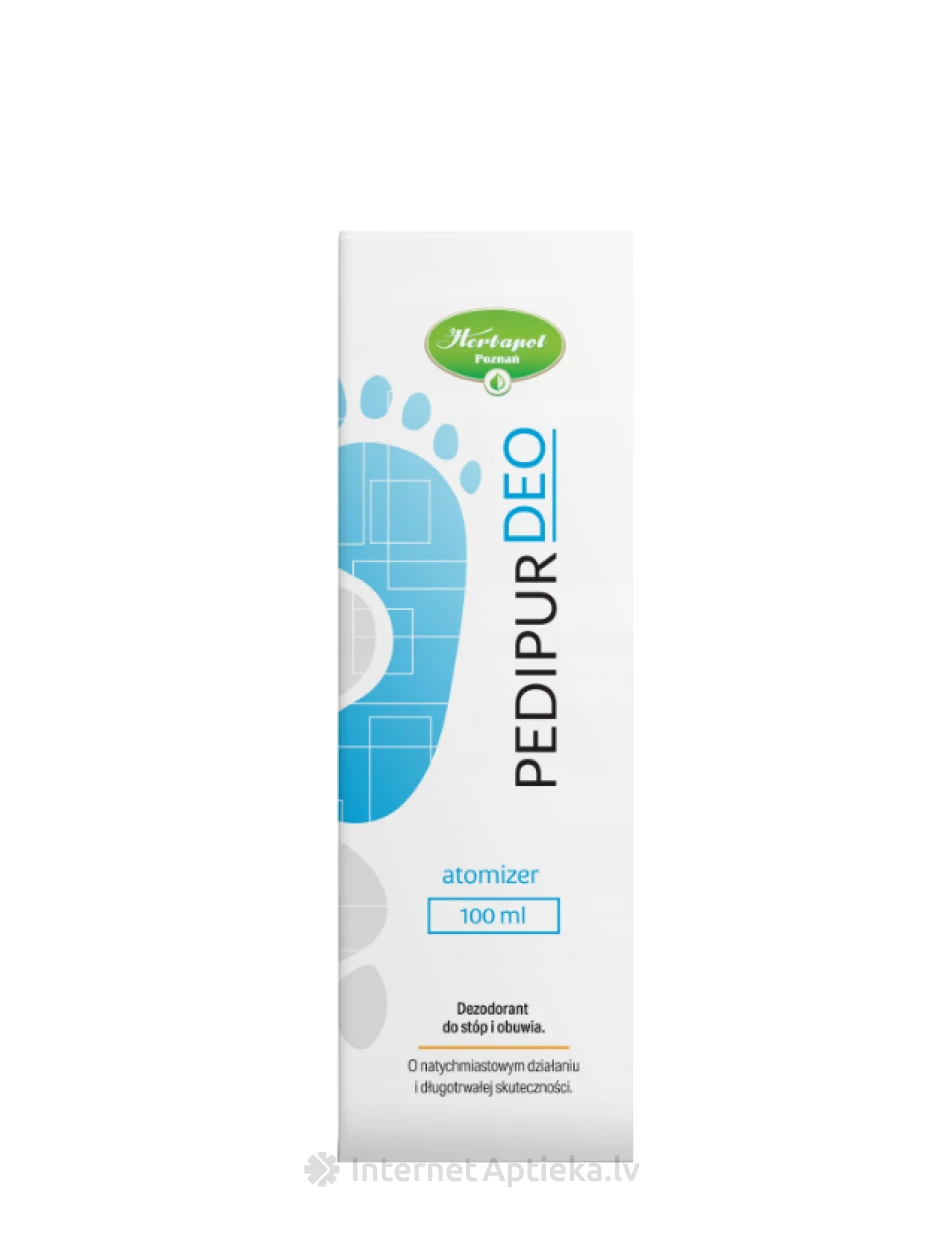 PEDIPUR DEO Дезодорант для ног и обуви, 100 мл | internetaptieka.lv