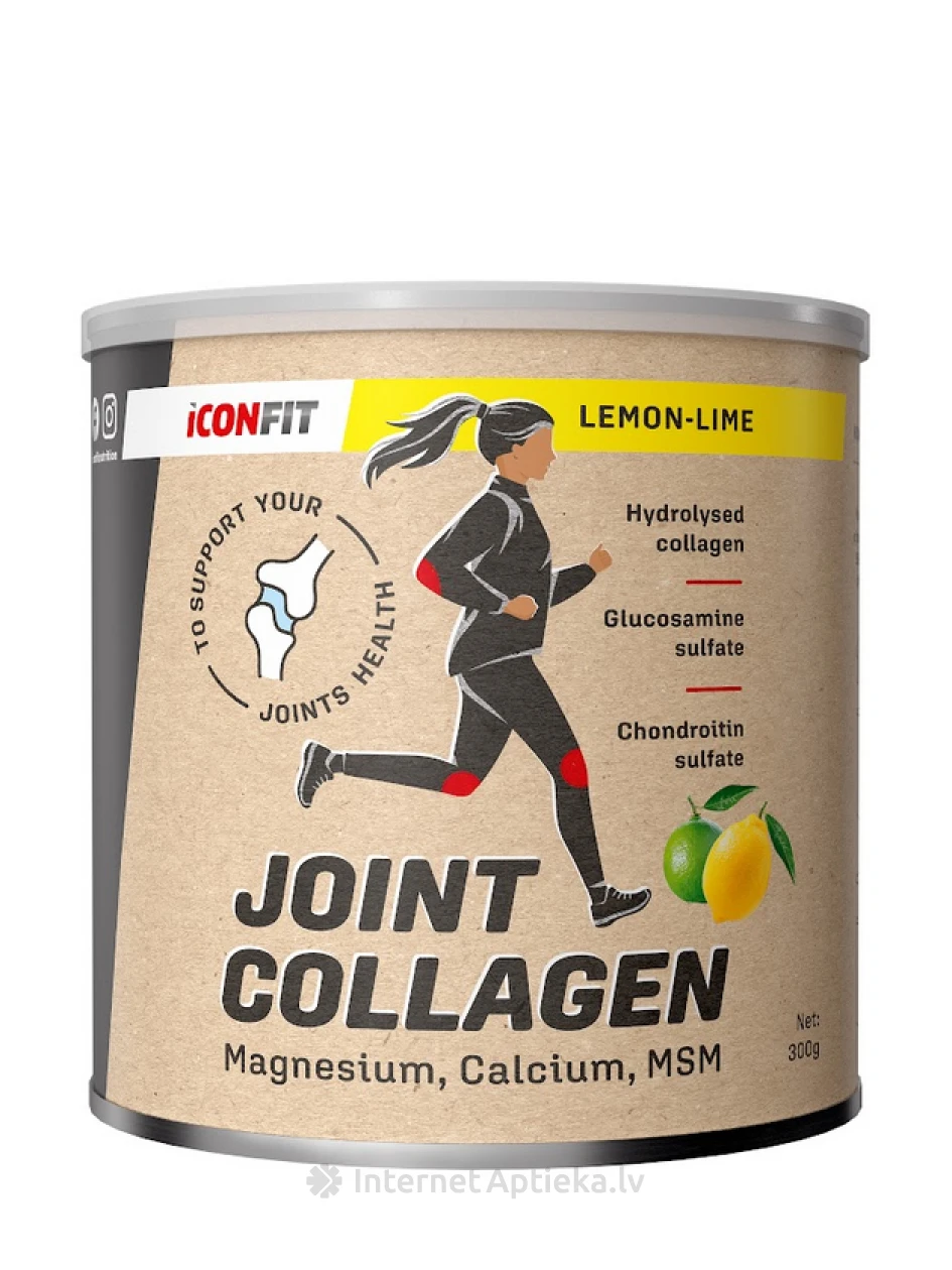 ICONFIT Joint Collagen - Lemon-Lime, 300 g | internetaptieka.lv
