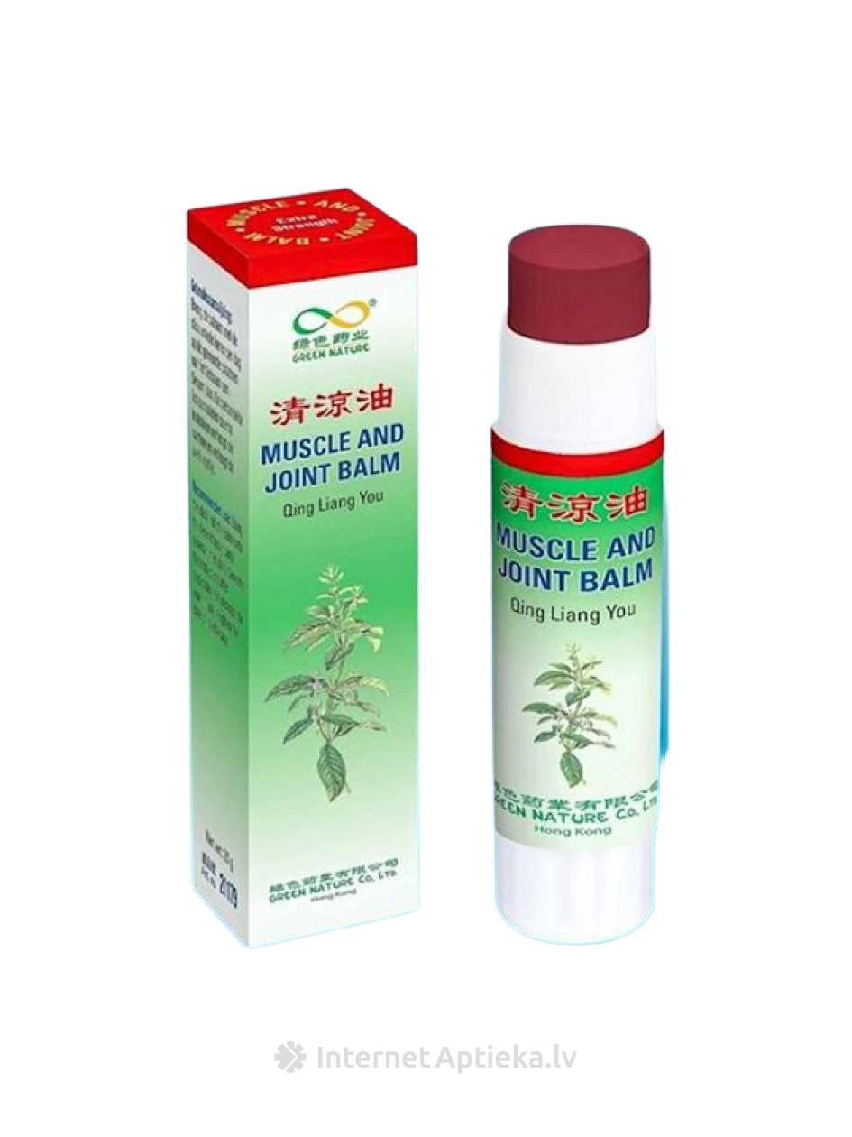 Qing LiangYou Muskuļu un locītavu sarkanais balzams, 19 g | internetaptieka.lv