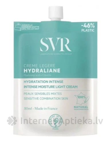 SVR HYDRALIANE LÉGÈRE увлажняющий крем для лица, 50 мл | internetaptieka.lv