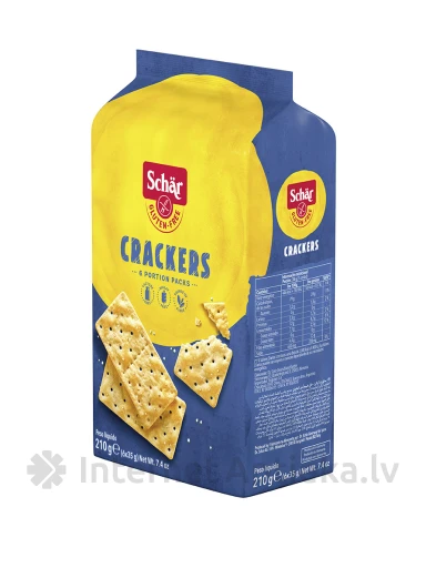 Schär Crackers bezglutēna krekeri, 210 g (6X35 g) | internetaptieka.lv