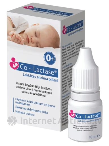 CO-LACTASE laktāzes ferments pilienos zīdaiņiem, 10 ml | internetaptieka.lv