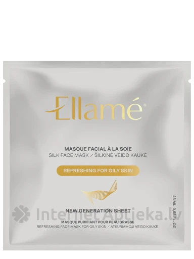 Ellame Refreshing Complex siidist näomask, 1 tk. | internetaptieka.lv