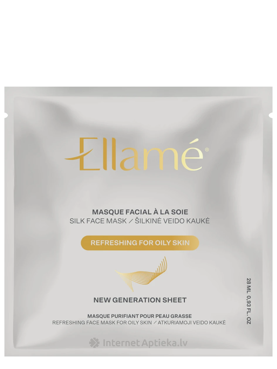Ellame Refreshing Complex zīda sejas maska, 1 gb. | internetaptieka.lv