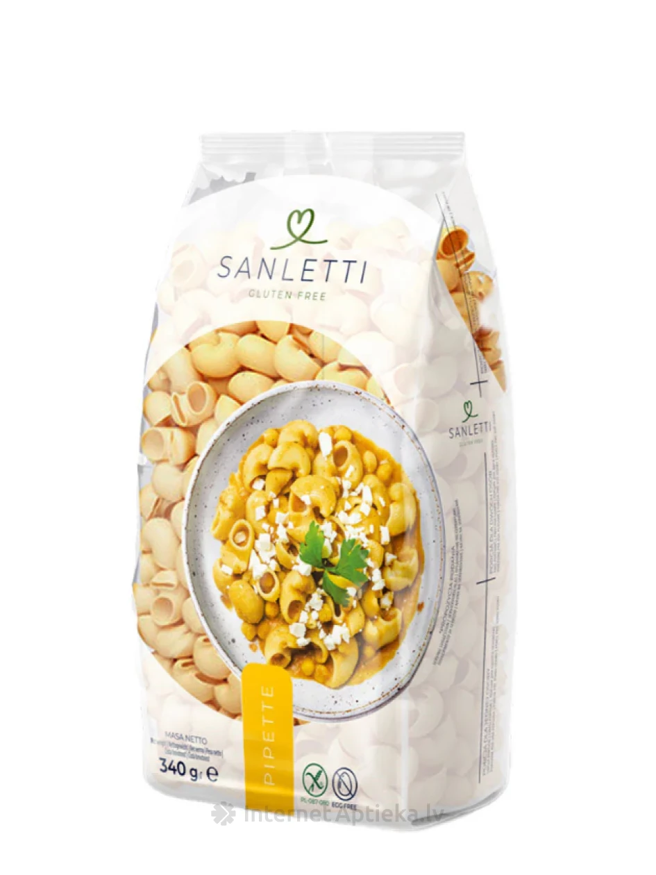 Sanletti  gluteenivaba pasta pipette, 340 g | internetaptieka.lv