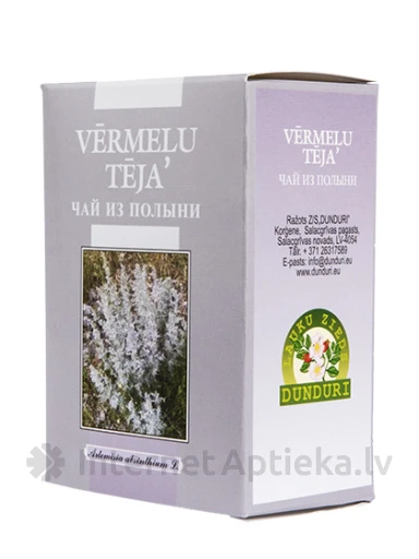 Dunduri Vērmeļu tēja, 30 g | internetaptieka.lv