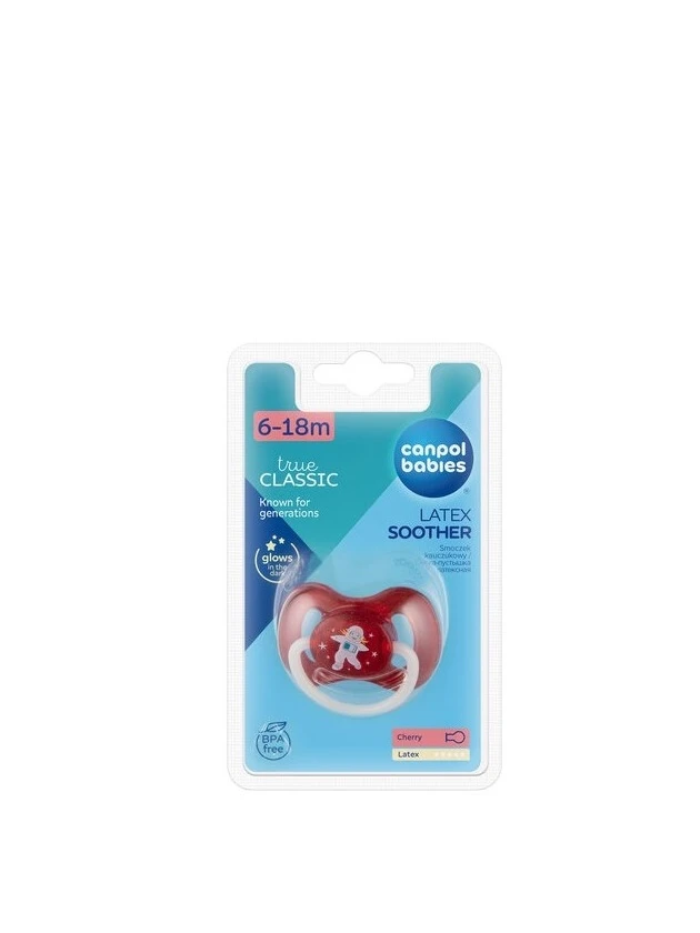 CANPOL babies Kosmo lateksa apaļš māneklis 6-18 mēn.