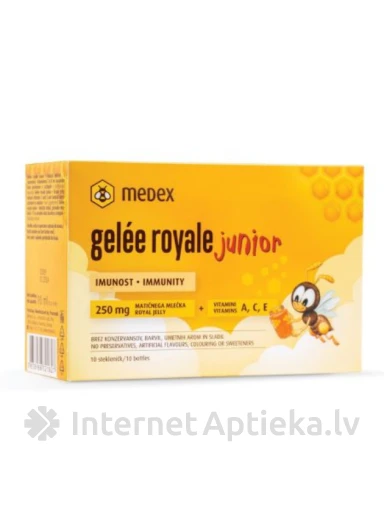 MEDEX Gelée royale Junior ампулы, 10 ампулы | internetaptieka.lv