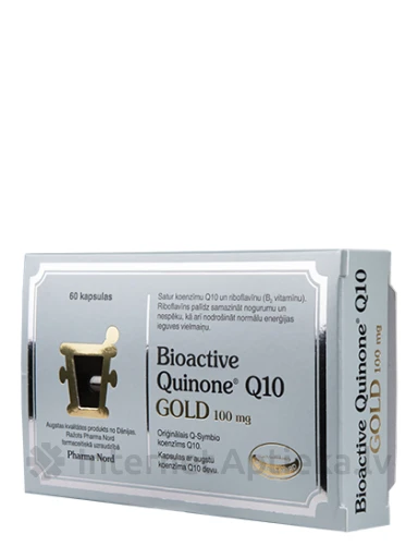 BioActive Quinone Gold 100 mg, 60 tabletes | internetaptieka.lv