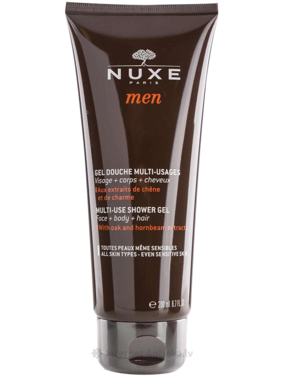NUXE MEN universaalne dušigeel, 200 ml | internetaptieka.lv