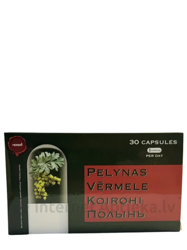 Vērmele 150 mg, 30 kapsulas | internetaptieka.lv