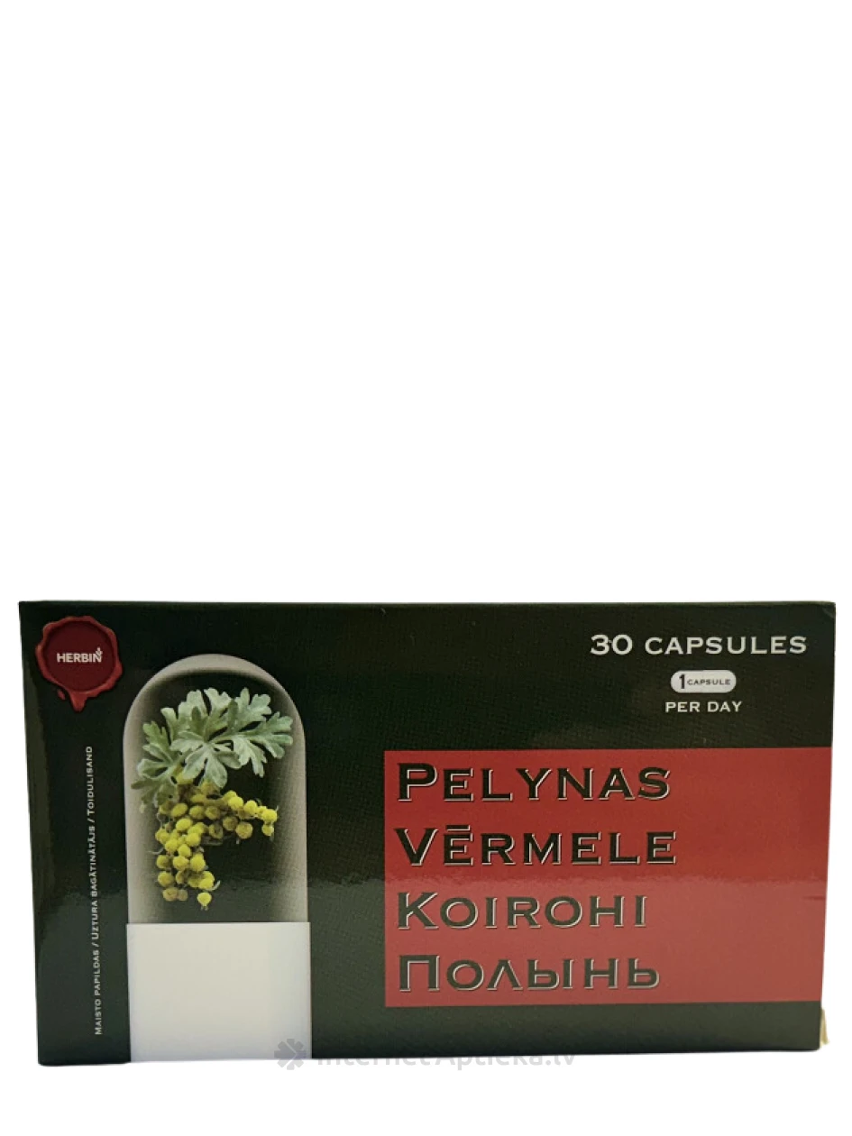 Vērmele 150 mg, 30 kapsulas | internetaptieka.lv