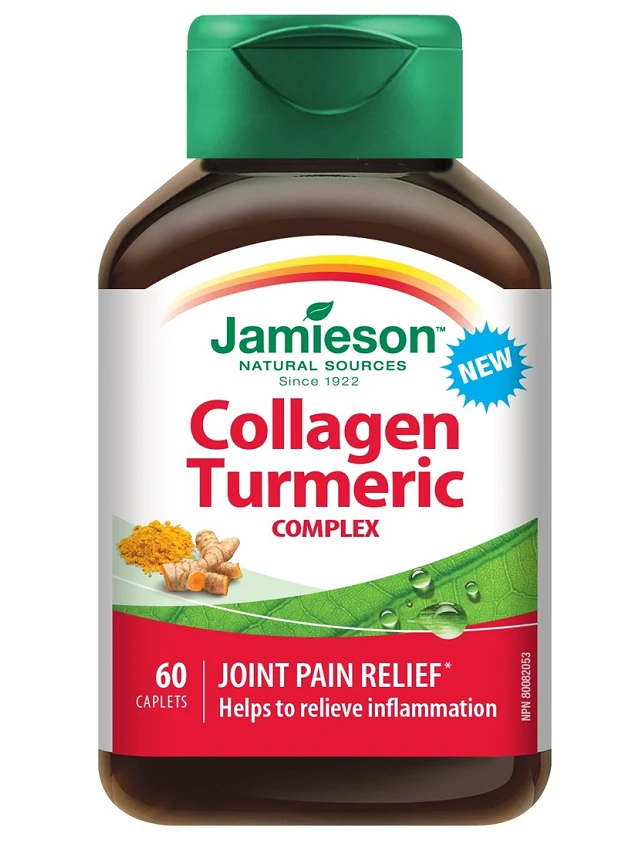 Jamieson Collagen Turmeric Complex kapletes, 60 gab.