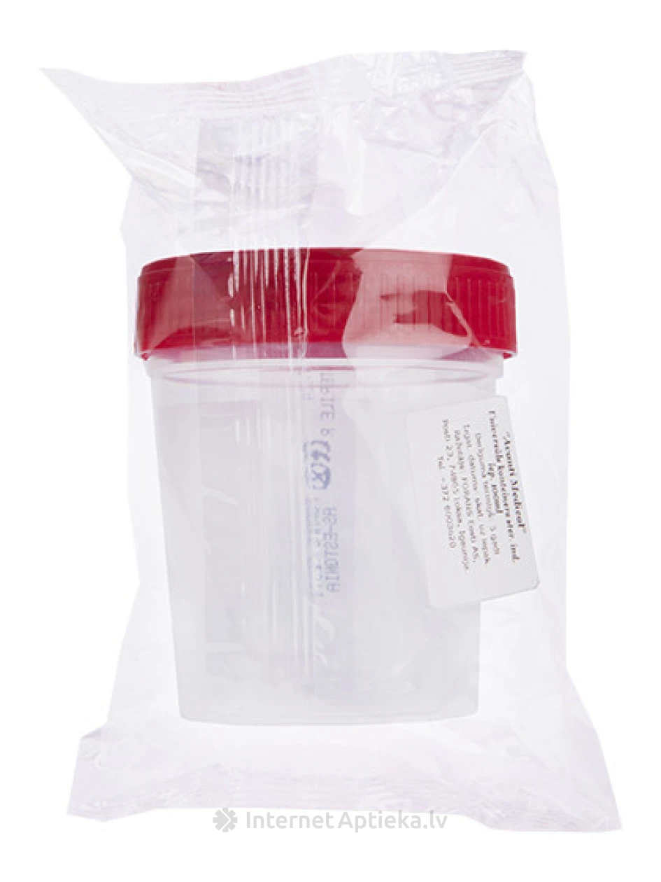 Konteiners universāls - sterils (individuālā iepakojumā), 100 ml | internetaptieka.lv