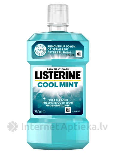 LISTERINE Cool Mint suuvesi, 250 ml | internetaptieka.lv