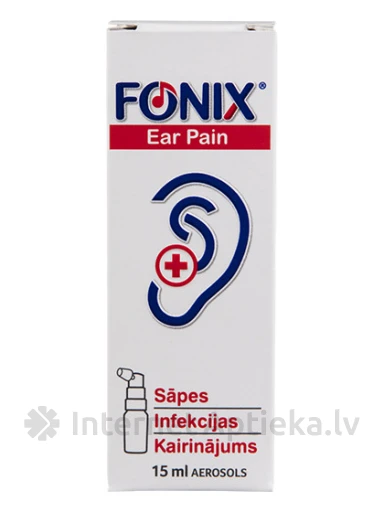 Fonix ear pain aerosols, 15 ml | internetaptieka.lv