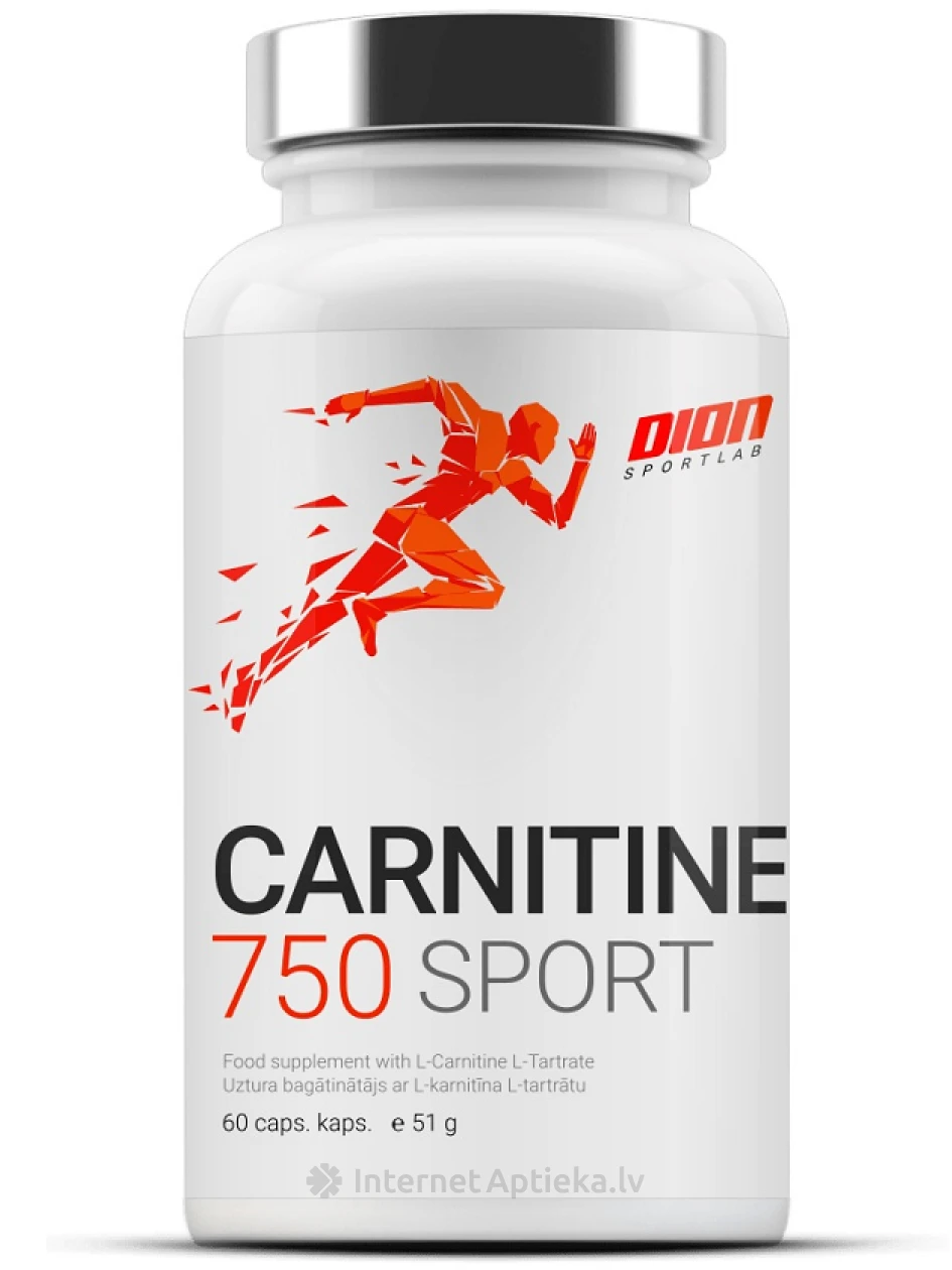 Dion Sportlab L-karnitiin 750 mg, 60 tabletti | internetaptieka.lv