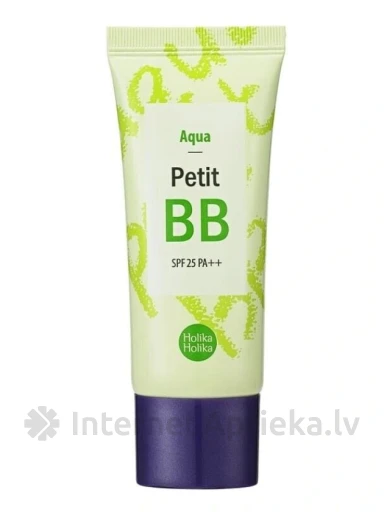 Holika Holika Aqua Petit BB AD krēms ar zaļās tējas ekstraktu, 30 ml | internetaptieka.lv