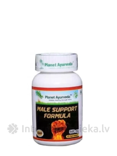 Planet Ayurveda® Male Support Formula капсулы, 60 шт. | internetaptieka.lv