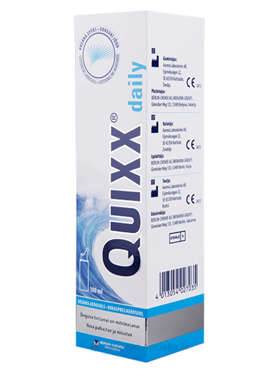 Quixx igapäevane ninasprei, 100 ml | internetaptieka.lv