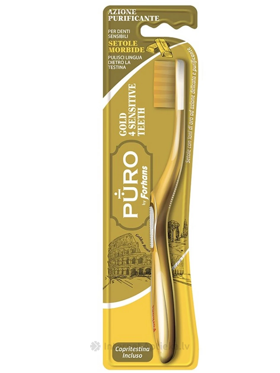 Puro Gold4SensitiveTeeth hambahari | internetaptieka.lv