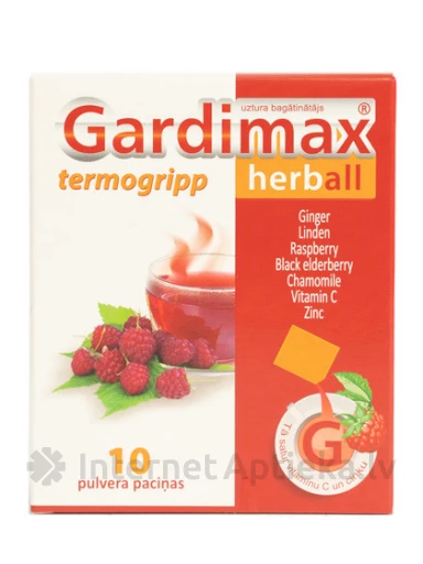 Gardimax Termogripp, 10 пакетиков | internetaptieka.lv