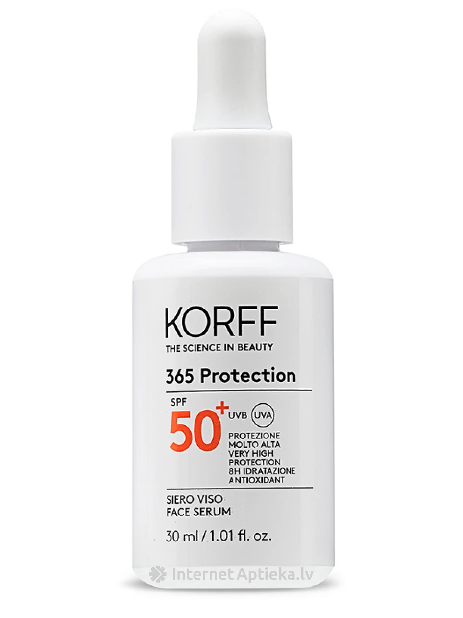 KORFF 365 PROTECTION SPF50+ serums sejai, 30 ml | internetaptieka.lv