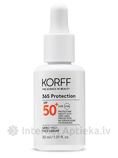 KORFF 365 PROTECTION SPF50+ serums sejai, 30 ml | internetaptieka.lv