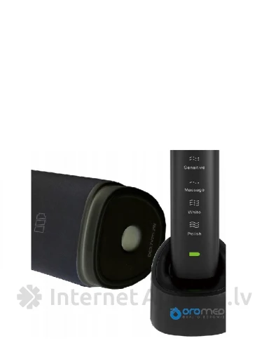 Oromed Ultraskaņas zobu birste melna, 1 gb. | internetaptieka.lv
