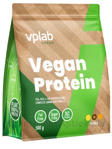 VPLab Vegan протеин Vanilla, 500 г | internetaptieka.lv