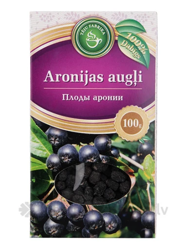 Чай из плодов Аронии, 100 г | internetaptieka.lv