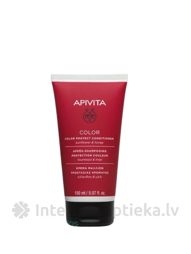 APIVITA COLOR SEAL plaukų kondicionierius su kvinoos baltymais ir medumi, 150 ml | internetaptieka.lv