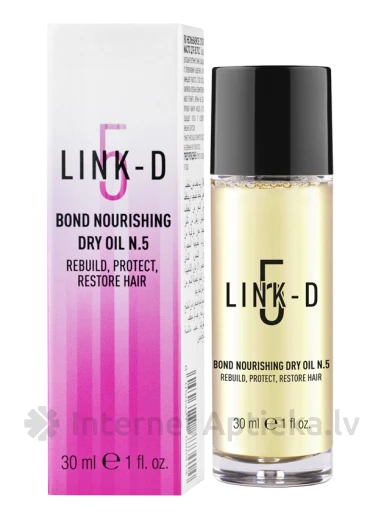 ELGON LINK-D BOND NOURISHING DRY OIL sausā eļļa, 30 ml | internetaptieka.lv