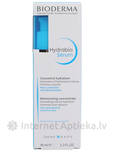 Bioderma Hydrabio serums, 40 ml | internetaptieka.lv