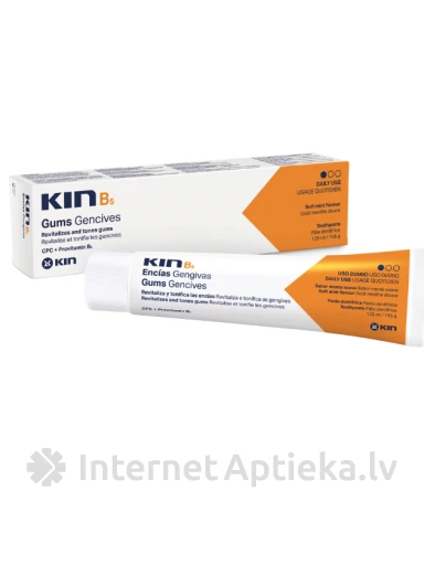 KIN B5 PLUS hambapasta, 125 ml | internetaptieka.lv