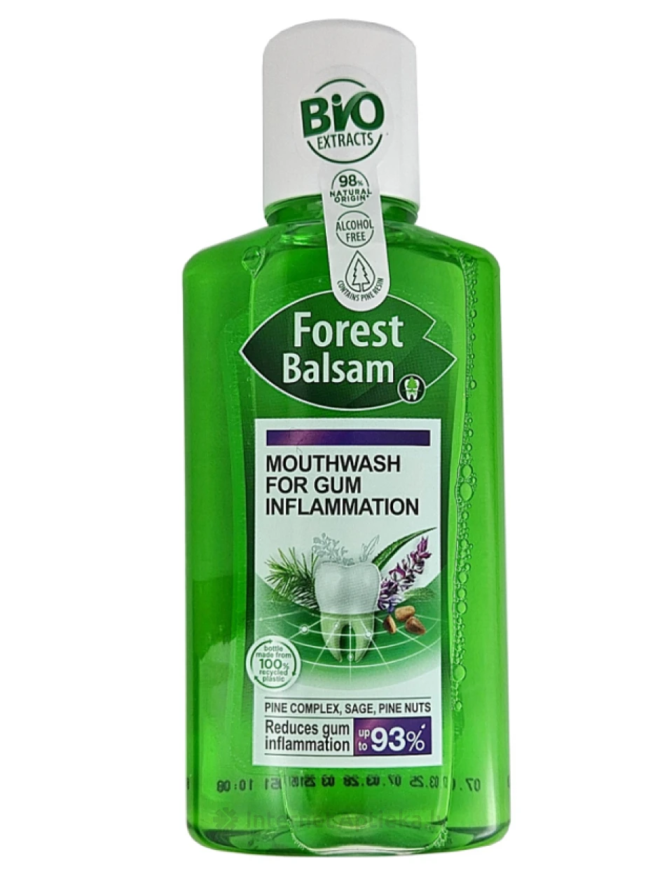 Forest Balsam Mutes dobuma skalošanas līdzeklis ar ciedru riekstu eļļu, 250 ml | internetaptieka.lv