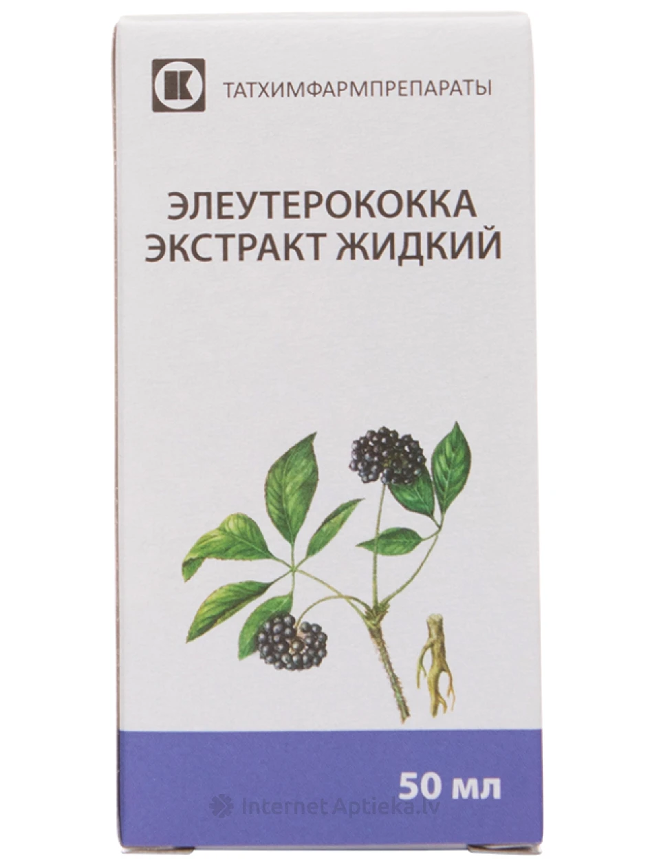 Eleiterokoka ekstrakts šķidrais, 50 ml | internetaptieka.lv