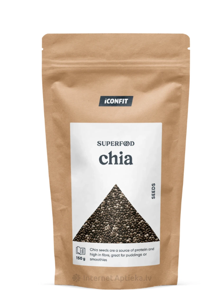 ICONFIT Čia sēklas, 150 g | internetaptieka.lv
