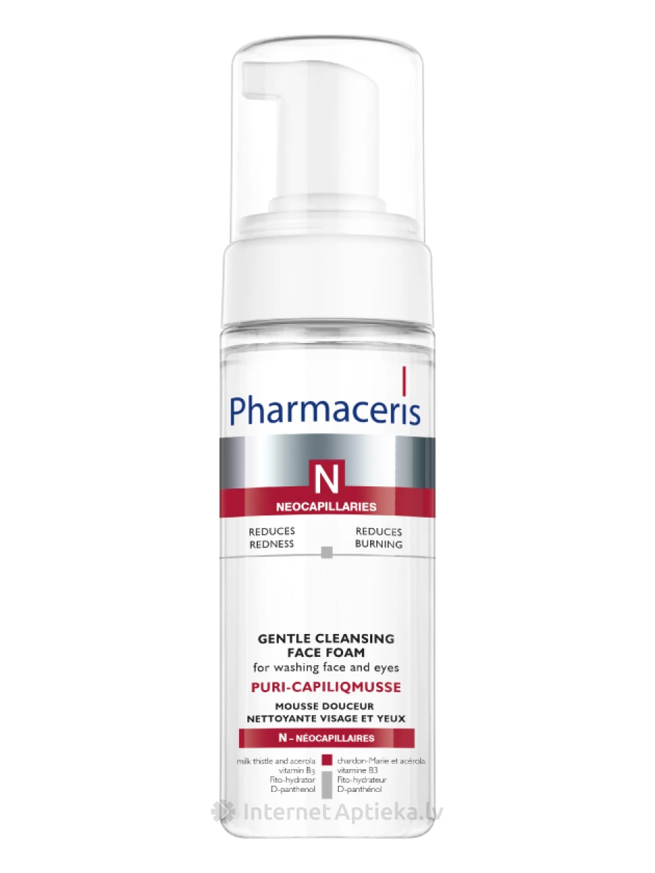 Pharmaceris N-Puri Capiliqmusse maigi attīrošas putas sejai, 150 ml | internetaptieka.lv